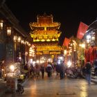 Pingyao Altstadt am Abend