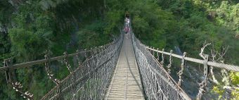 Hängebrücke über die Taroko Schlucht